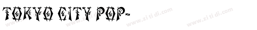 Tokyo City Pop字体转换